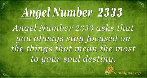 2333 angel number|2333 Angel Number Meaning: What It Really Means for You